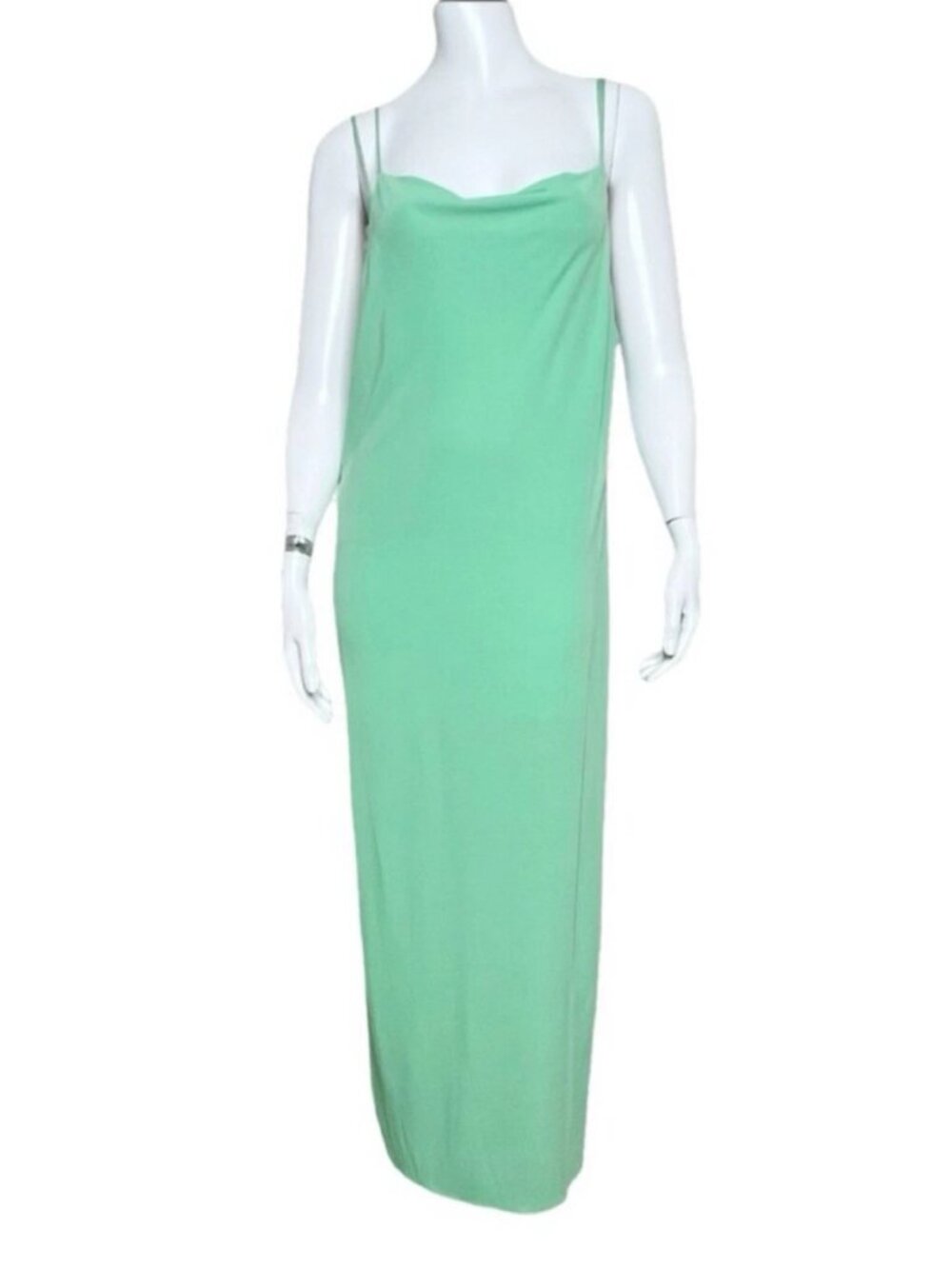 Helmut Lang BK Knot dress radiant green size L NWT $360